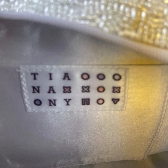 NWT Tiana Designs Ny Beaded Square Crossbody Rainbow Rolling Stones Purse Bag - Picture 3 of 15